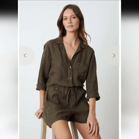 Olive Green Women's Jumpsuit